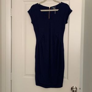 Tart maternity size Small navy blue dress. Knee length.